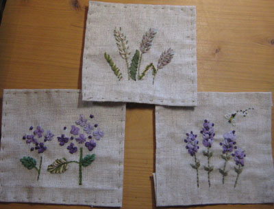リボン刺繍教室　12月14日午後　開催報告
