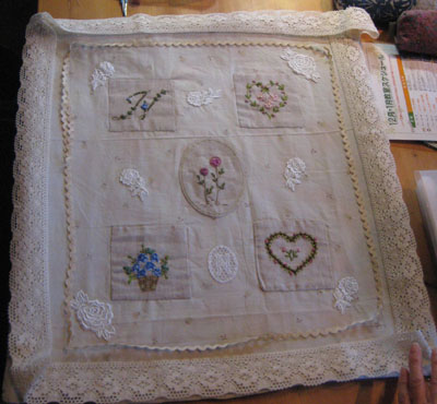 リボン刺繍教室　12月14日午後　開催報告