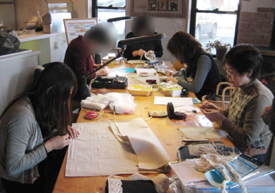 リボン刺繍教室　12月14日午後　開催報告