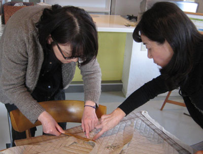 リボン刺繍教室　2月23日　開催報告