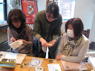 リボン刺繍教室　4月27日午後　開催報告
