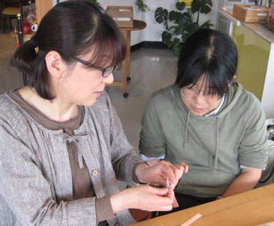 リボン刺繍教室　5月20日午前　開催報告