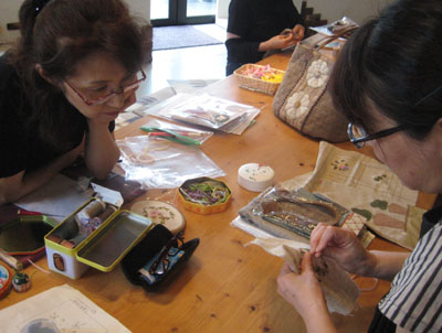 リボン刺繍教室　6月29日　開催報告