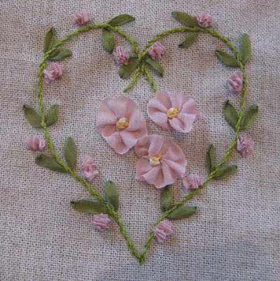 リボン刺繍教室　6月29日　開催報告