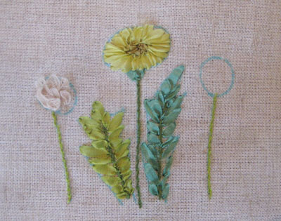 リボン刺繍教室　8月31日　開催報告