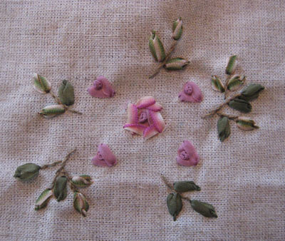 リボン刺繍教室　8月31日　開催報告