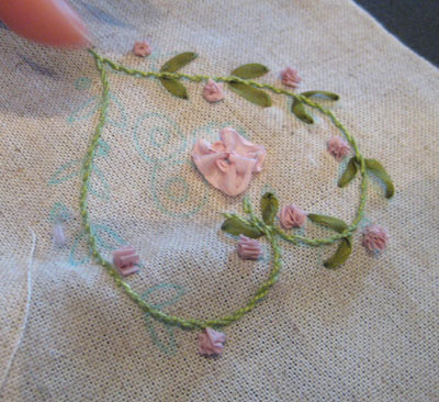 リボン刺繍教室　9月16日　開催報告