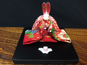 ▲　着物うさぎ　▲