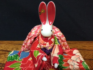 ▲　着物うさぎ　▲