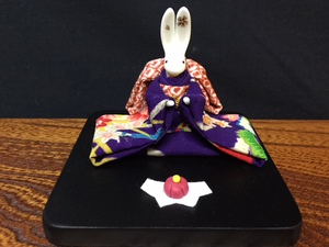 ▲　着物うさぎ　▲