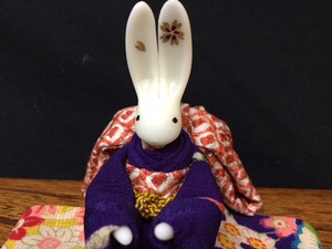▲　着物うさぎ　▲