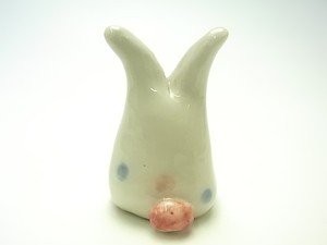 水玉うさぎ香立て