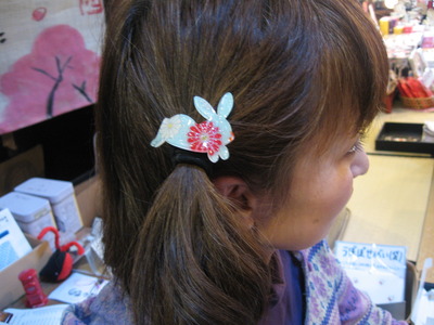 うさぎヘアゴム