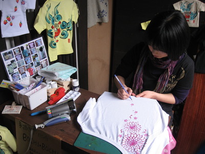手描きＴシャツ　BOCHI＊BOCHIさん