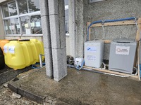 能登半島地震支援活動2月20日七浦の洗濯機稼働開始 2024/02/21 05:39:33