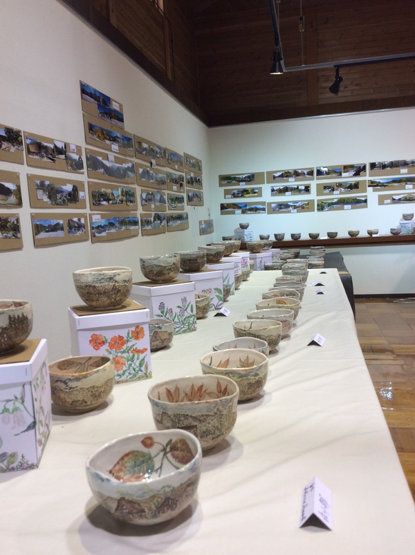 心のふるさと茶碗展、開催中。