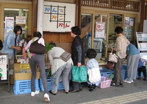 今日から有機野菜市が始まります