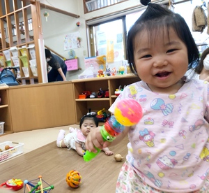 ゆったり遊んでます♪