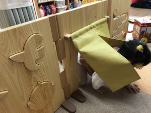森のひみつきち　登場！