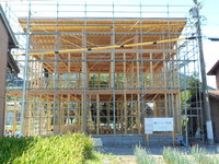 柳組　新築　建て方終了～ 2018/08/23 16:01:39