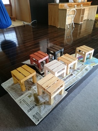 夏休み　木工工作教室！！1日目終了～ 2018/08/04 09:27:40