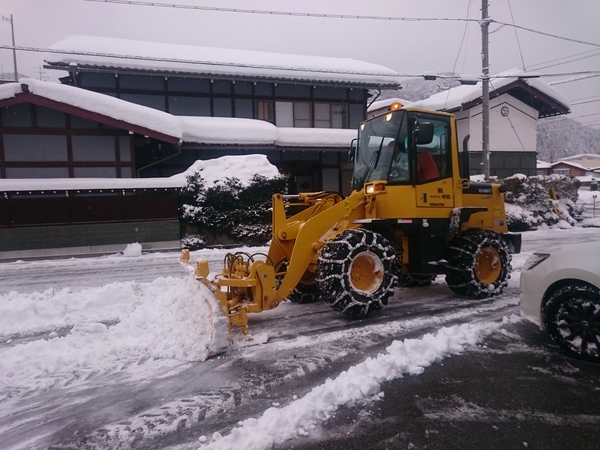 除雪頑張っています☆柳組