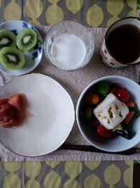 こむぎそのに。のふわっふわスフレパンケーキで朝ごはん(・∀・)