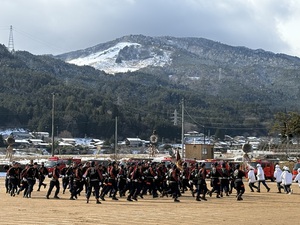 地域防災の要「消防団」で出初式