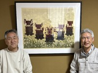 30年来の年賀状の先輩が高山へ