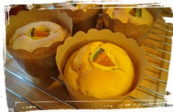 米粉のかぼちゃマフィン♪