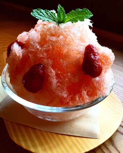 今日のかき氷。