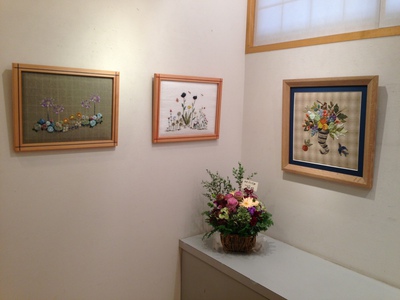 姫匠とパッチワークNobunobuのコラボ展 開催中です