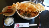 ジャンボ天ぷらうどんを食べてきました。 2017/07/29 22:12:59