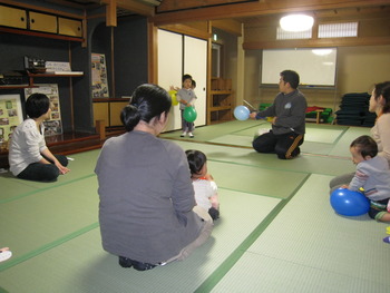 親子体操教室初回